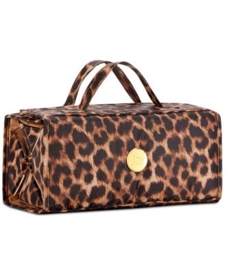 Joy Mangano - Large Leopard-Print Beauty Case