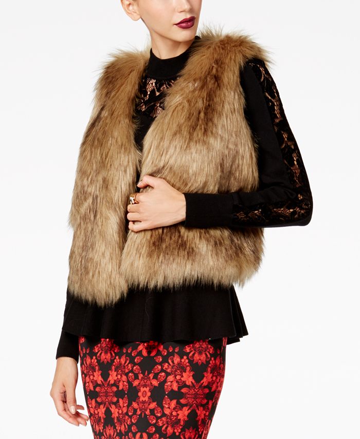 Thalia Sodi Faux Fur Vest Created for Macy s Macy s