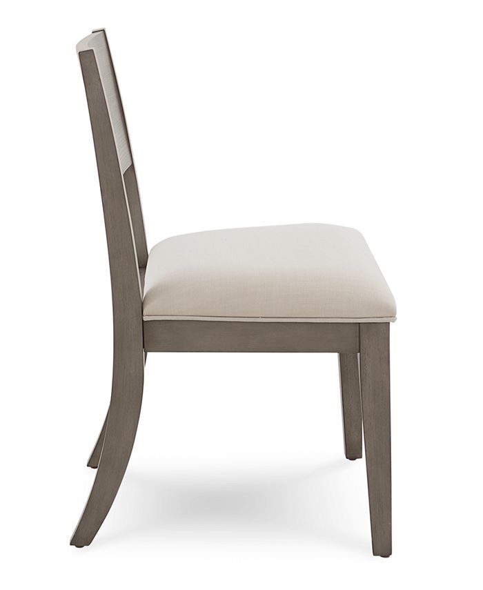 Furniture Tribeca Grey Side Chair, Created for Macy's Macy's