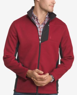 Men's izod sportflex shaker fleece jacket sale