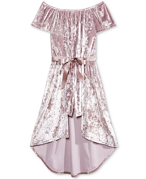 Kandy Kiss Velvet Maxi Overlay Romper Big Girls Reviews All