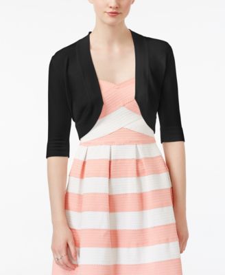 B Darlin - Juniors Sweater, Three-Quarter Sleeve Bolero