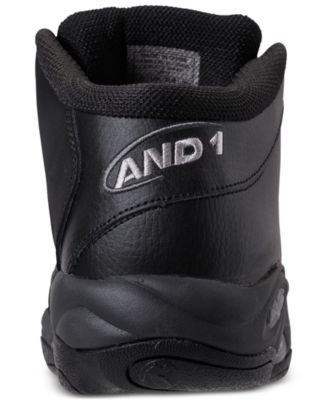 AND1 Men's Tai Chi Mid Leather Basketball Sneakers from Finish