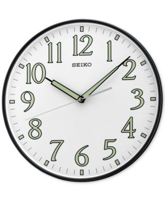 Seiko - Black Wall Clock