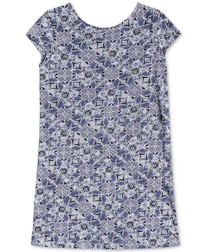 Roxy GeoPrint Cotton Sheath Dress, Little Girls Macy's