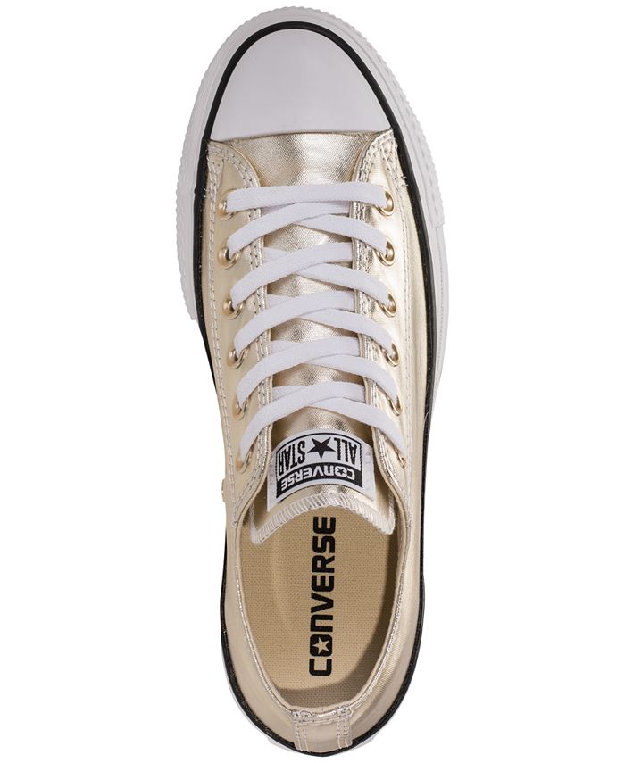 Converse Women's Chuck Taylor Lift Metallic Casual Sneakers from Finish ...