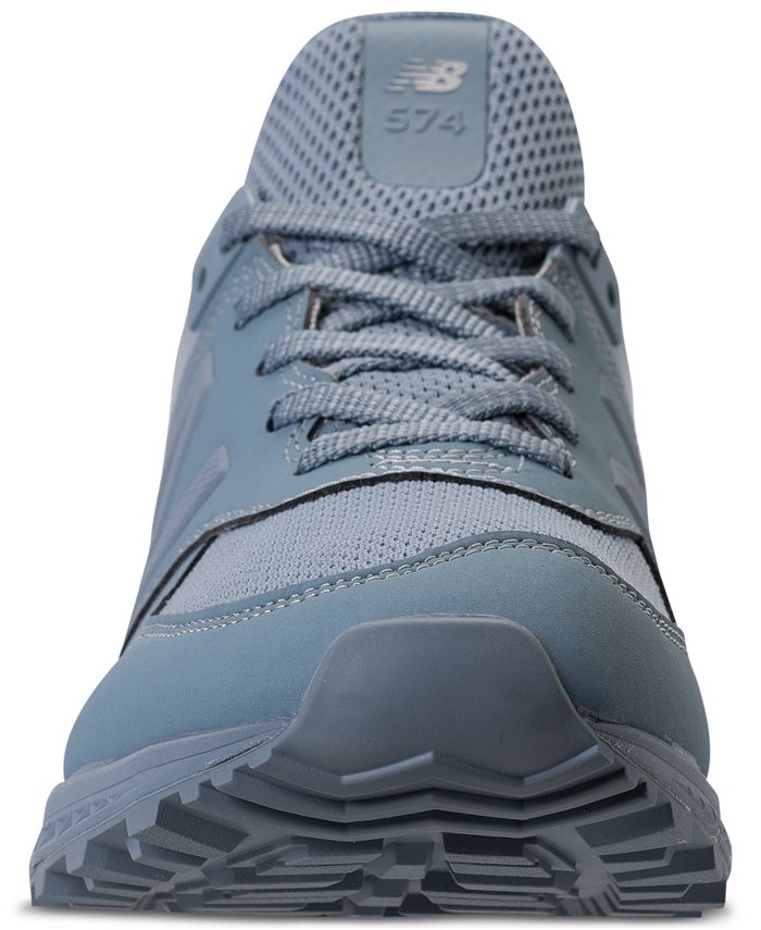 New Balance Men's 574 Synthetic Casual Sneakers from Finish Line - Macy's