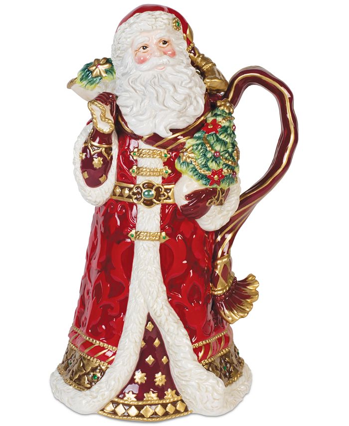 Fitz And Floyd Santa Pitcher