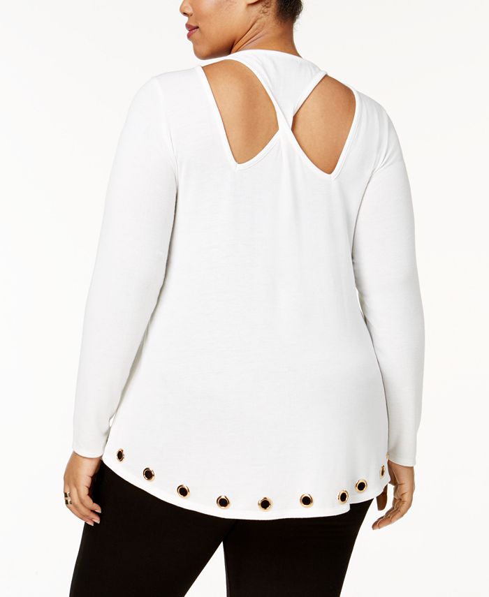 Front Curve Insert w/ Grommets Tunic