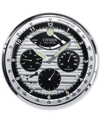 Citizen Gallery Silver-Tone Wall Clock 