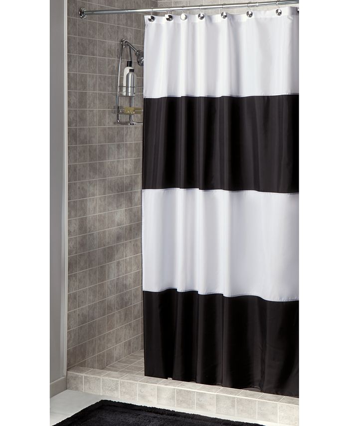 Interdesign Zeno Stripe 72" x 84" Shower Curtain Macy's