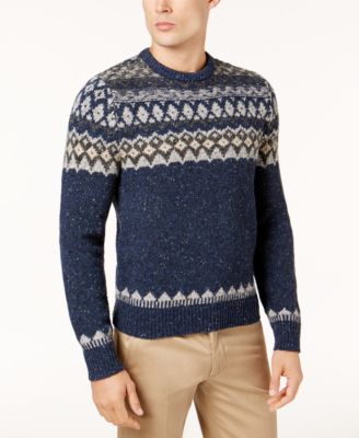 Brooks Brothers Red Fleece Men s Donegal Fair Isle Sweater Macy s