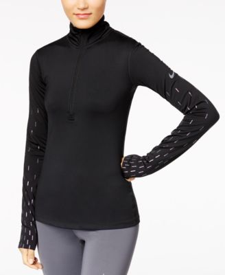 Nike - HyperWarm Fleece-Lined Half-Zip Top