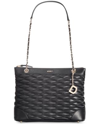 dkny lara quilted bag