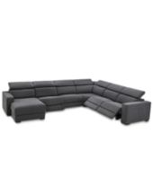 Gray 66 80 Inches Sectional Sofas Couches Macy S