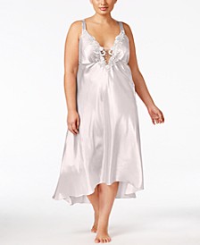 Plus Size Satin Stella Nightgown  