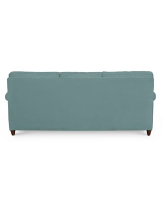 Lidia 82" Fabric 2-Pc. Reversible Chaise Sectional Sofa with Storage Ottoman - Custom Colors