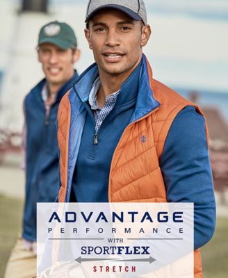 IZOD Men's Apex Quilted Full-Zip Puffer Vest - Macy's