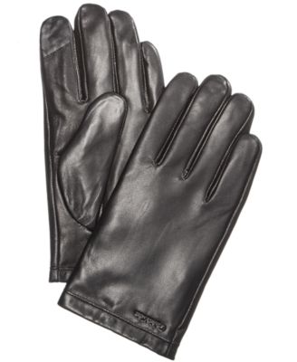 ck leather gloves