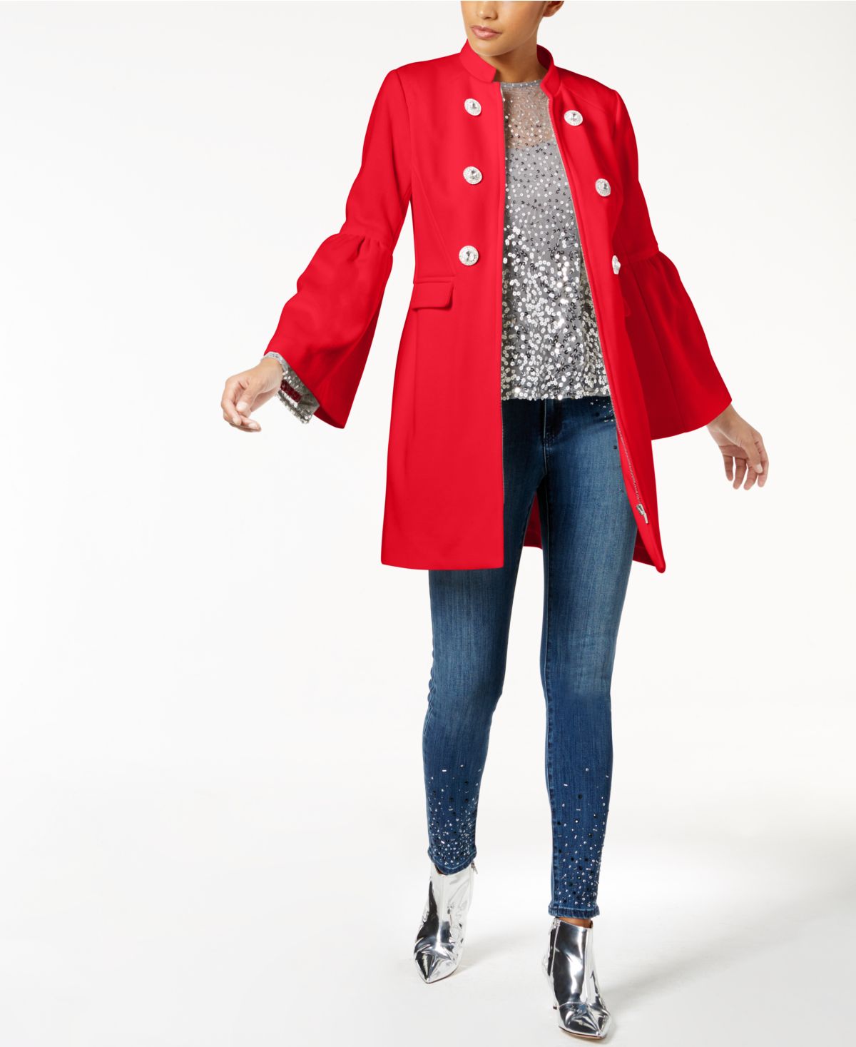 30 Days of Outfit Ideas: The Colorful Coat + Skinny Pants - Nada Manley -  Fun with Fashion Over 40