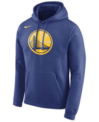 Nike Men's Golden State Warriors Logo Club Hoodie - Macy's