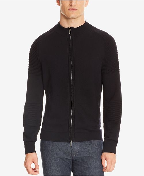 Hugo Boss Boss Men S Mercedes Benz Virgin Wool Full Zip Jacket Reviews Coats Jackets Men Macy S