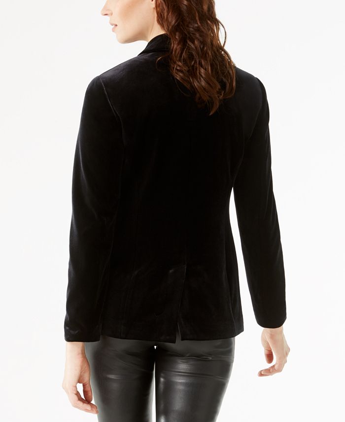 I.N.C. International Concepts Women's Velvet Blazer, Created for Macy's ...