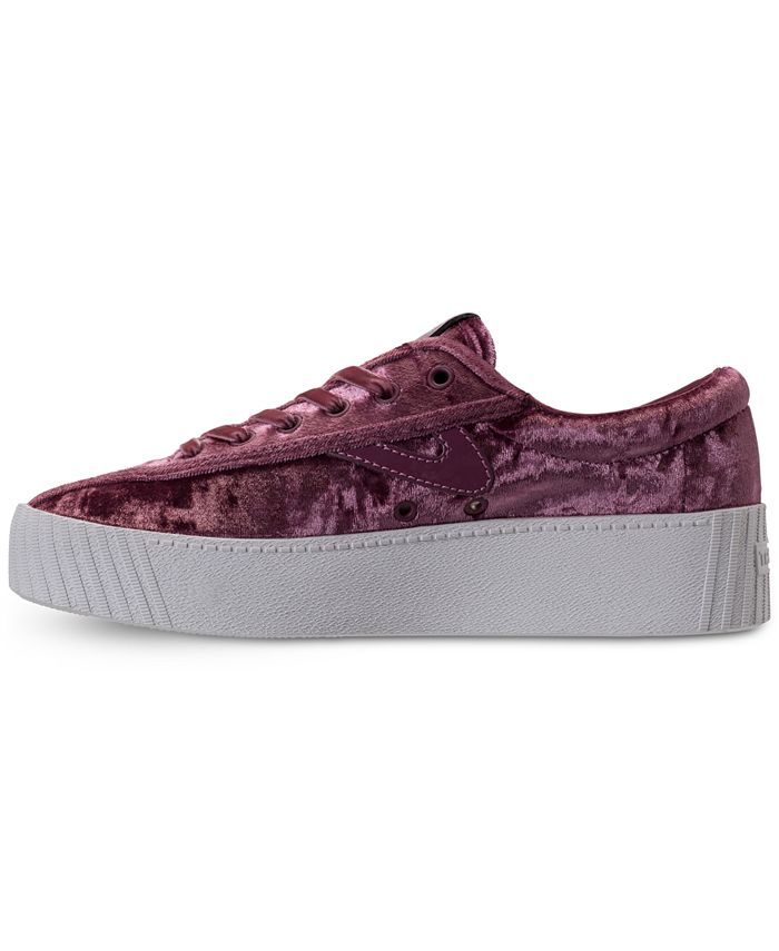 Tretorn Women's Nylite 4 Bold Crushed Velvet Casual Sneakers from ...