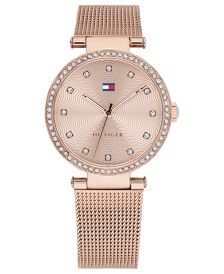 Women's Rose Gold-Tone Stainless Steel Mesh Bracelet Watch 32mm 