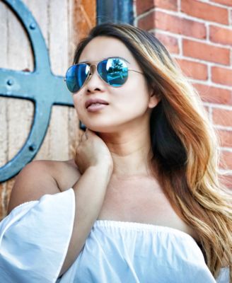 ray ban blue polarized sunglasses