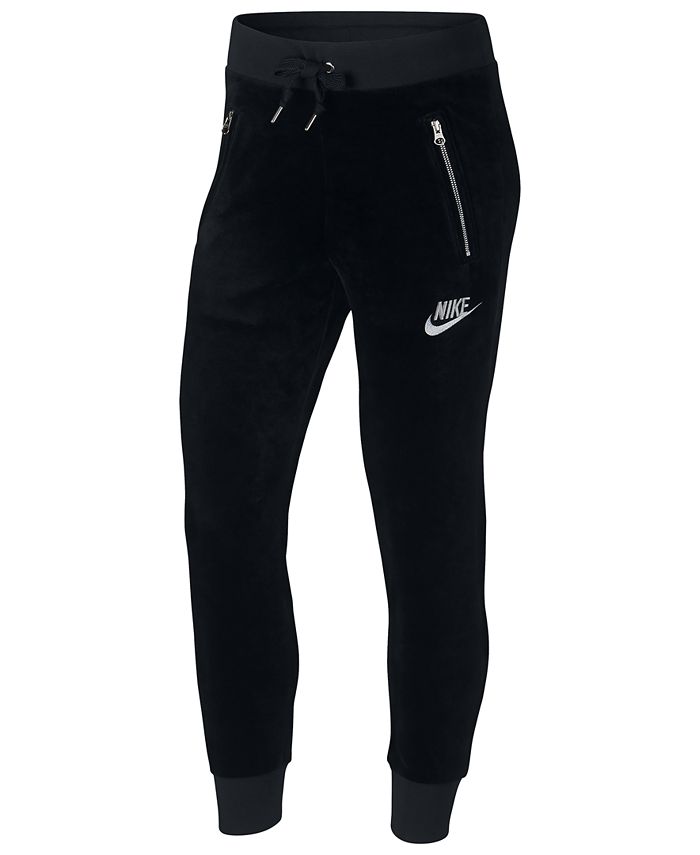 Nike Plus Size Sportswear Velour Pants - Macy's