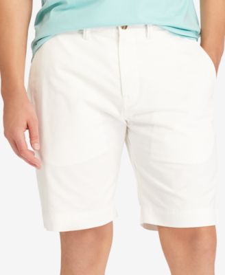 white polo khaki shorts