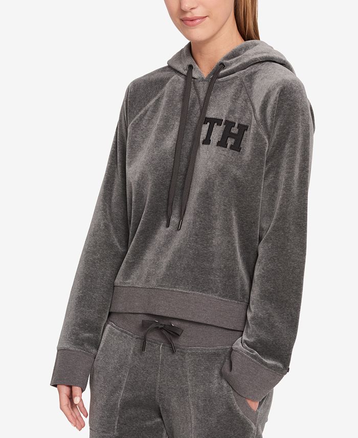 Tommy Hilfiger Velour Hoodie, Created for Macy's - Macy's