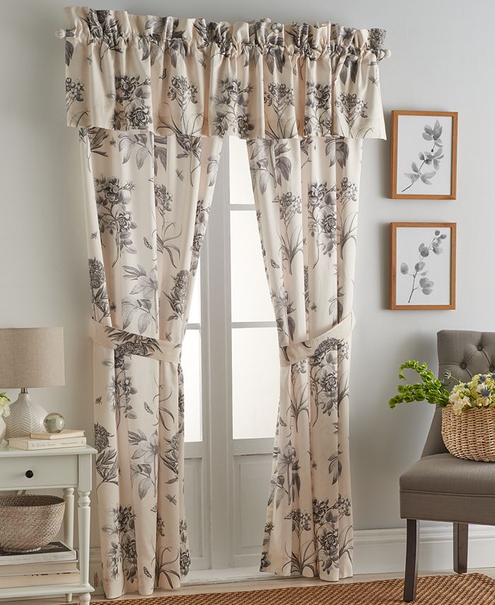 Sanderson Etching & Roses Window Valance Macy's