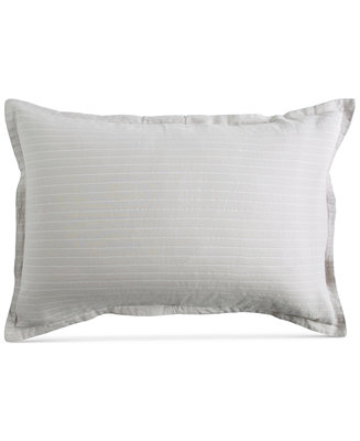 DKNY Pure Comfy Cotton Stripe Standard Sham & Reviews - Designer Bedding - Bed & Bath - Macy's