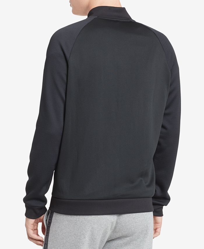 Calvin Klein Men's Knit Track Jacket & Reviews - Casual Button-Down ...