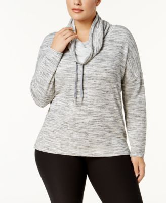 Calvin Klein - Plus Size Cowl-Neck Sweatshirt