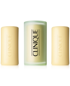 Clinique 3 Little Soaps with Travel Dish Mild