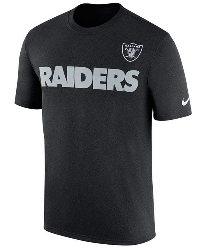 Nike Men's Oakland Raiders Legend Sideline Team T-Shirt & Reviews ...
