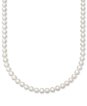 image of Belle de Mer Cultured Freshwater Pearl Strand Necklace (7-1/2-8-1/2mm) in 14k Gold