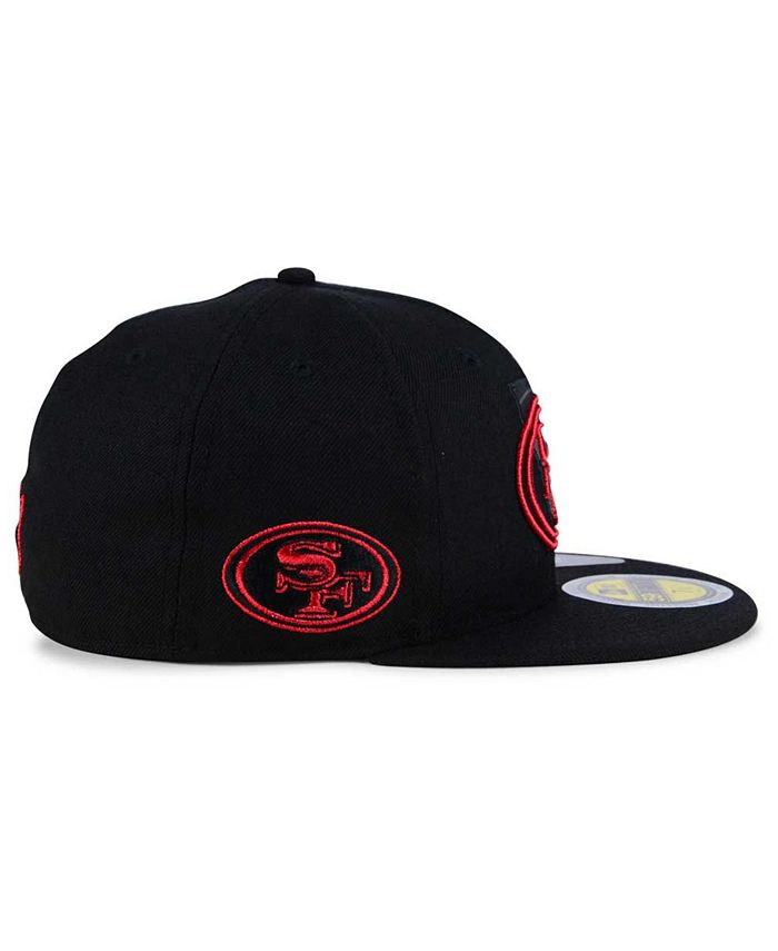 New Era San Francisco 49ers State Flective Metallic 59FIFTY Fitted Cap ...