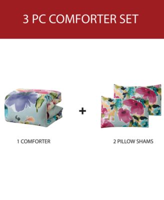 Hallmart Collectibles CLOSEOUT! Amanda 3-Pc. Reversible Comforter Sets