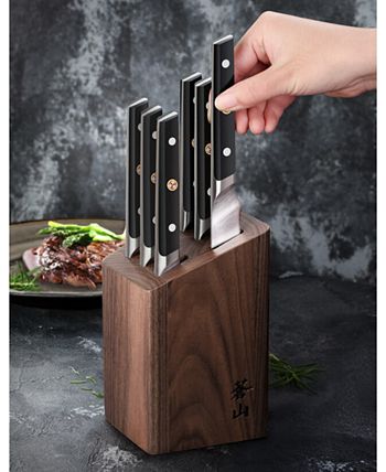 Cangshan - 6-Pc. Steak Knife Set & Block