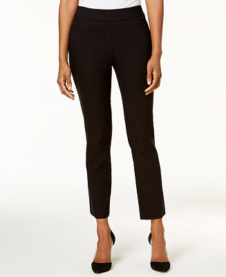 JM Collection Petite Jacquard Pull-On Pants, Created for Macy's - Macy's
