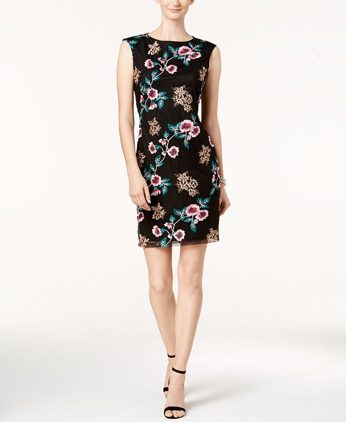 Donna ricco embroidered dress on sale
