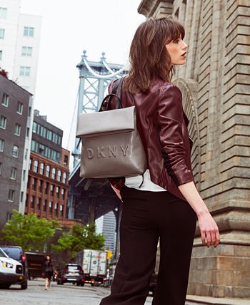 Dkny tilly medium logo backpack outlet