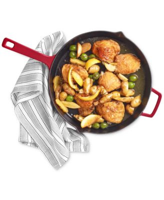 Martha Stewart Collection - 12" Enameled Cast Iron Fry Pan