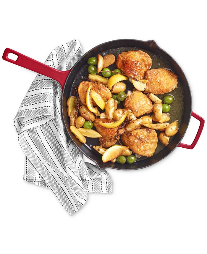 Martha Stewart Collection - 12" Enameled Cast Iron Fry Pan