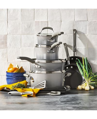 Rachael Ray 14-Pc. Nonstick Cookware Set, Created for Macy ...