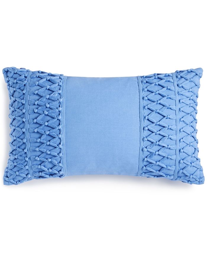 Martha Stewart Collection Tassel Trail 14" x 24" Decorative Pillow